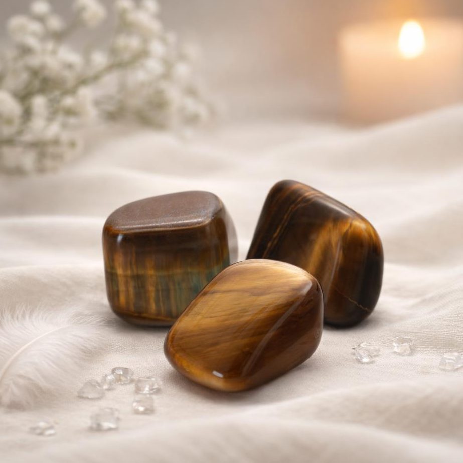 Tigerauge Handschmeichler – Symbolbild für Sternzeichen Löwe.